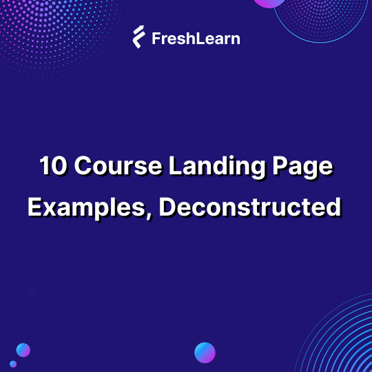 Course Landing Pages